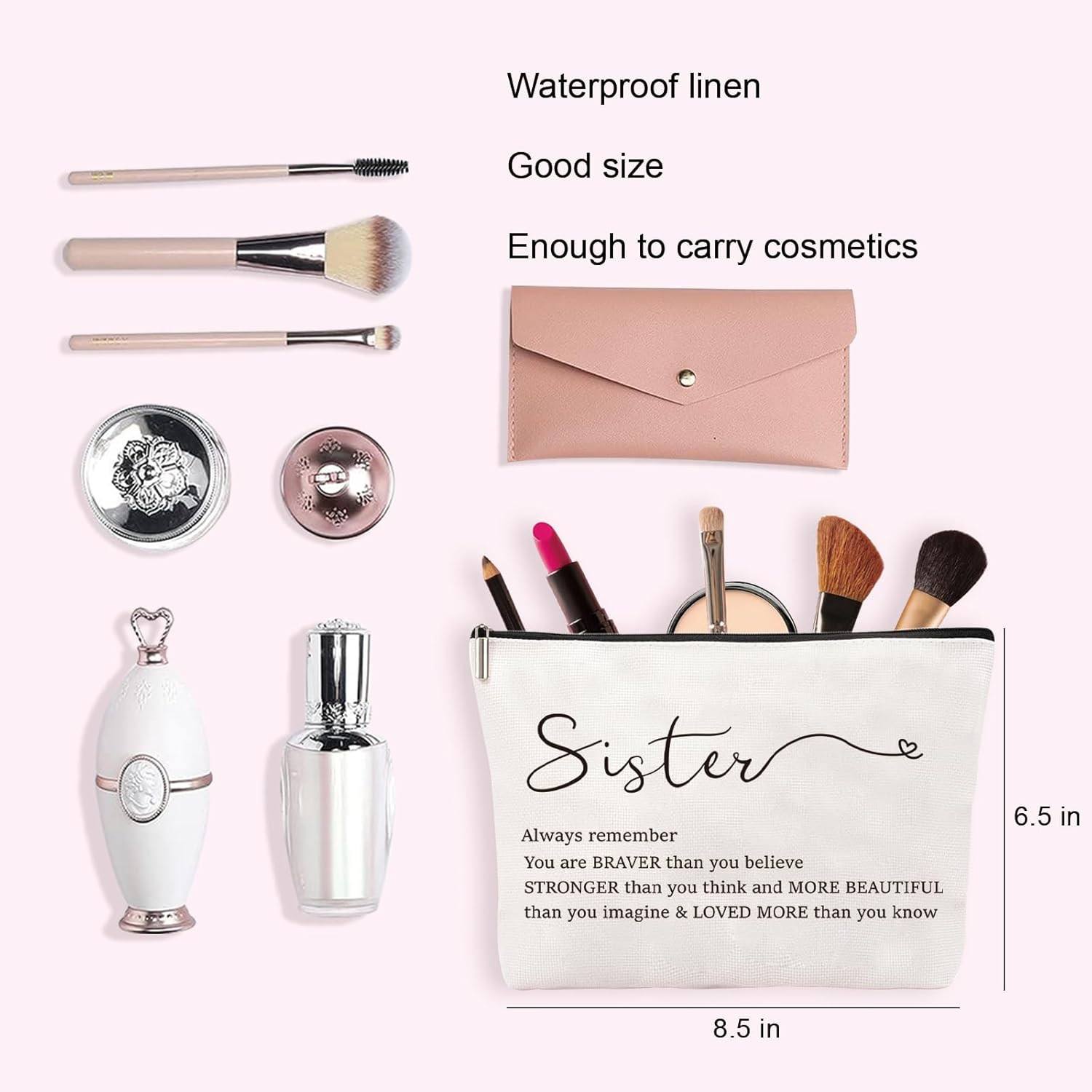 Thumbnail 1 de VivaJoy Sister Gift Makeup Bag