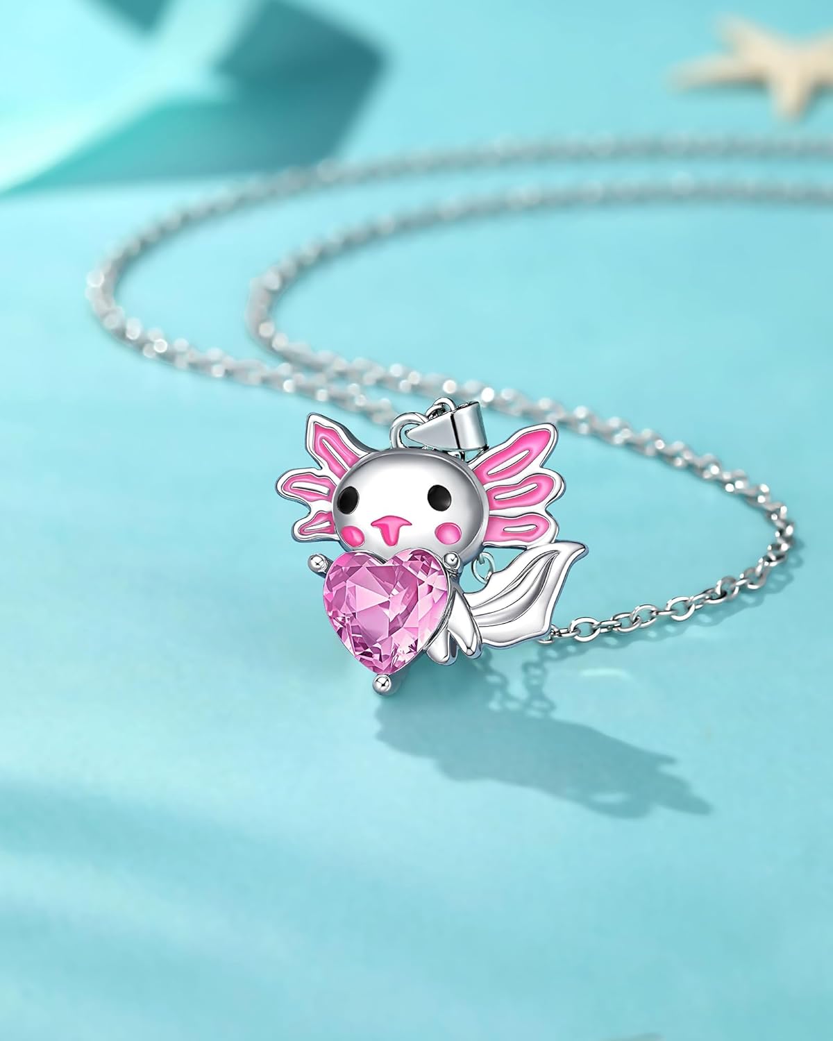 Thumbnail 2 de D Dongjiangjin Axolotl Necklace 18in