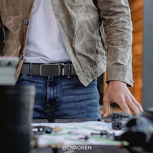 Detalle 2 de CHAOREN Belts for Men | 1 3/8" Ratchet Leather Belt for Jeans or Dress