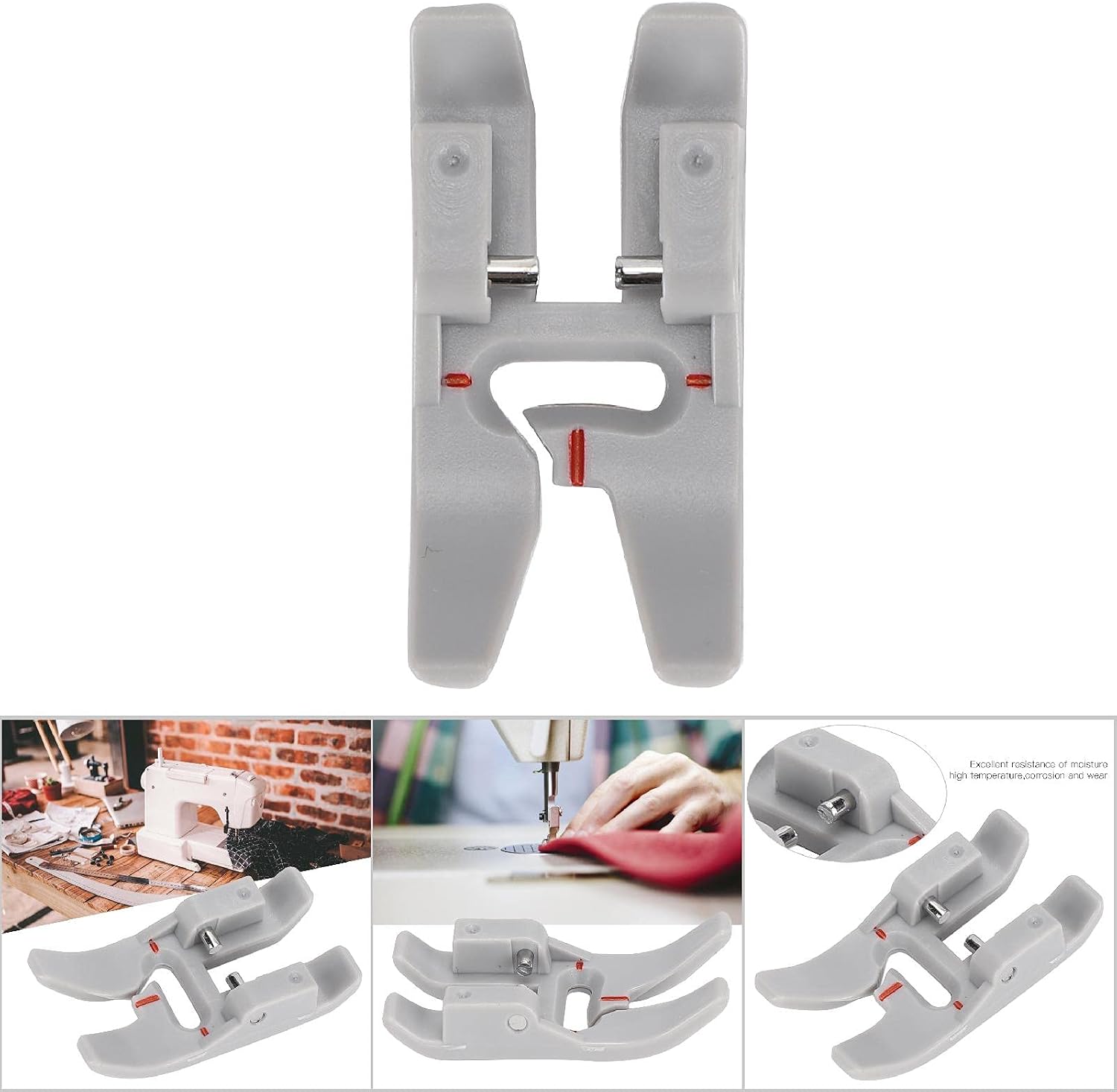 Detalle de Akozon Akozon9dqyv3gn4r antiaanbak-naaivoet van PTFE voor huishoudnaaimachines