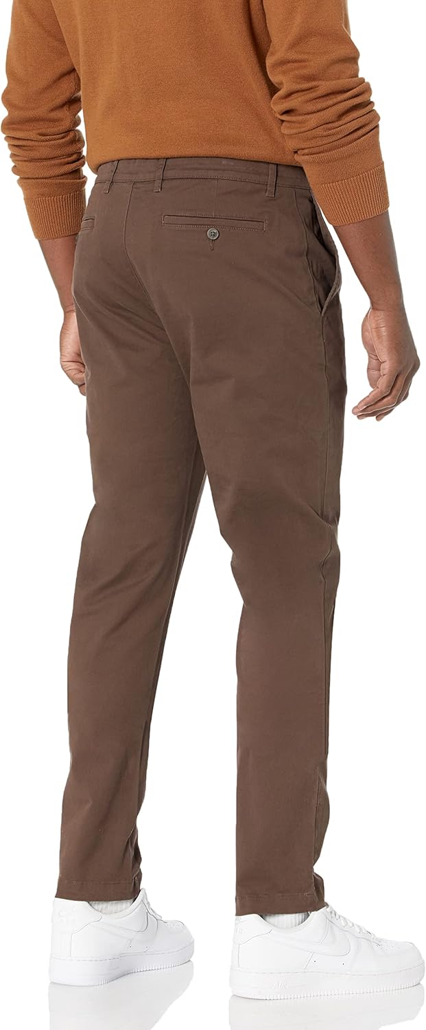 Thumbnail 1 de Amazon Essentials Herren Chinohose mit Stretch-Twill in Skinny-Passform (Khaki)