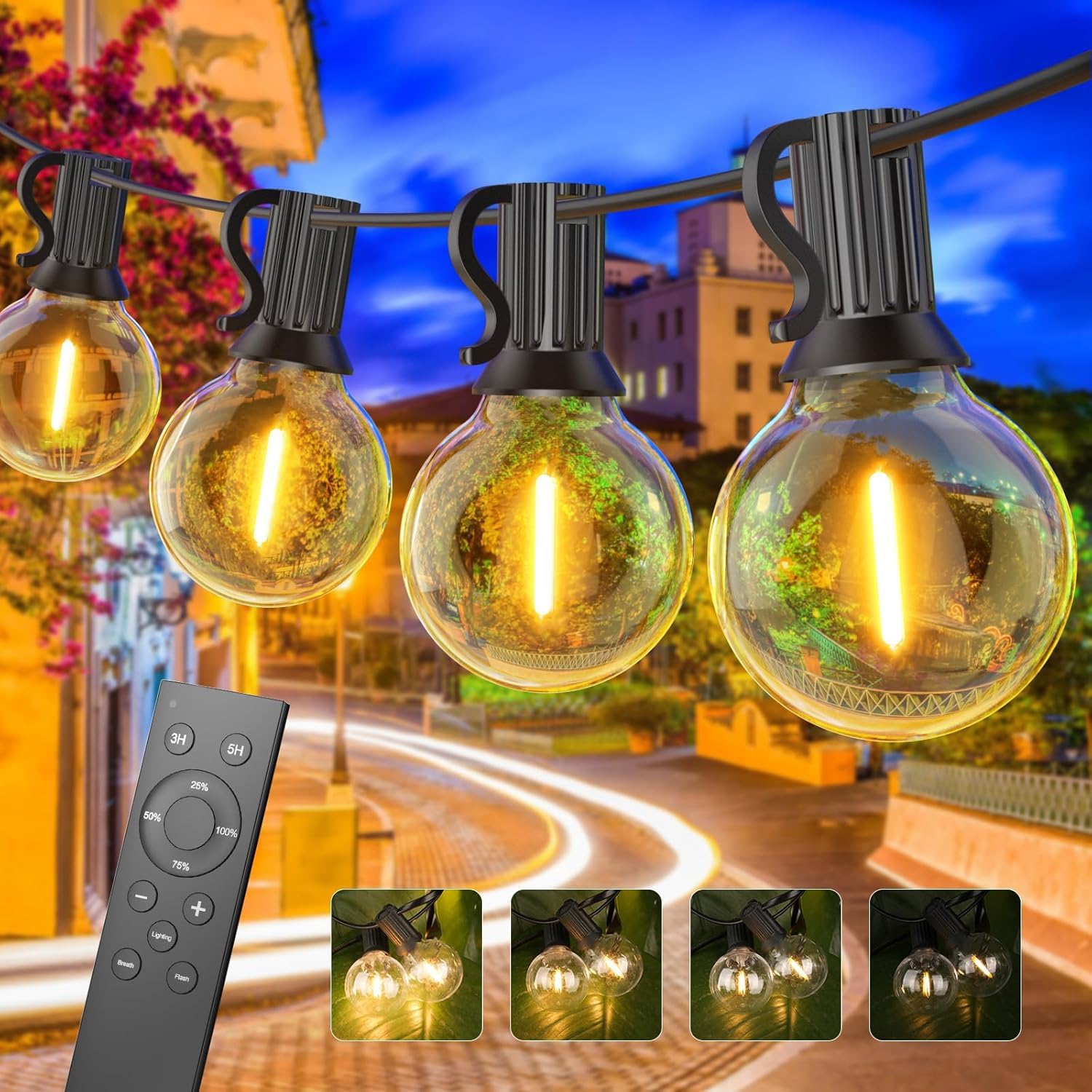 Detalle de FANSANMY catena luminosa dimmerabile 30 m