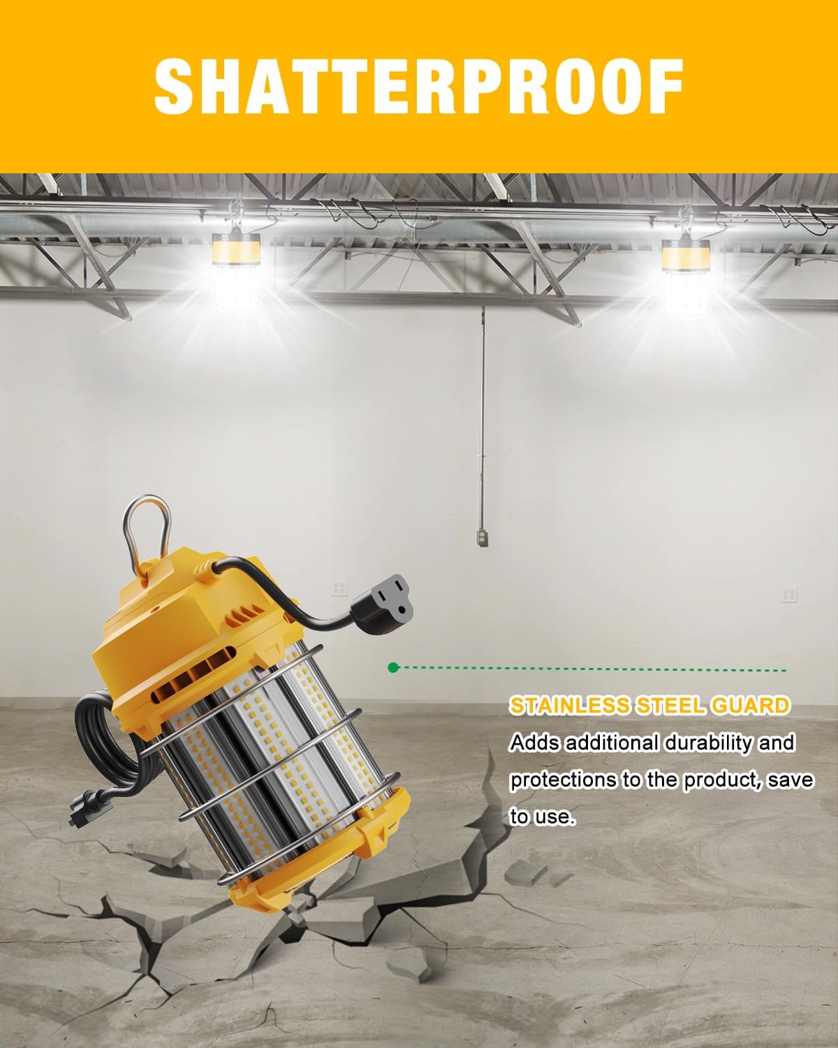 Detalle 1 de JC-LGL RMS-H5-9-100W 100W LED Work Light, 13,000 Lumens, 5000K