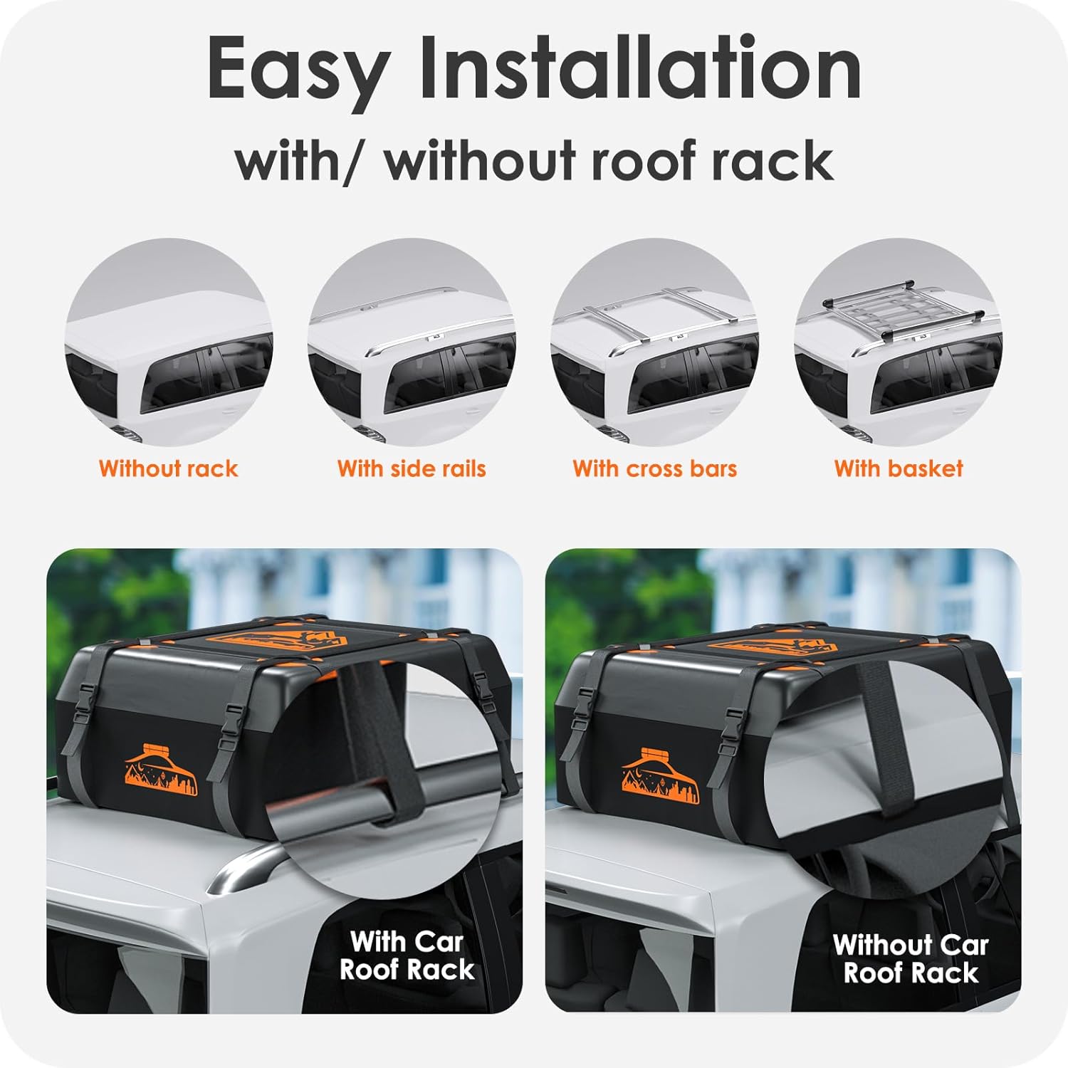 Thumbnail 4 de BOYUJK Car Roof Bag – 425 L Waterproof, No Rack Required