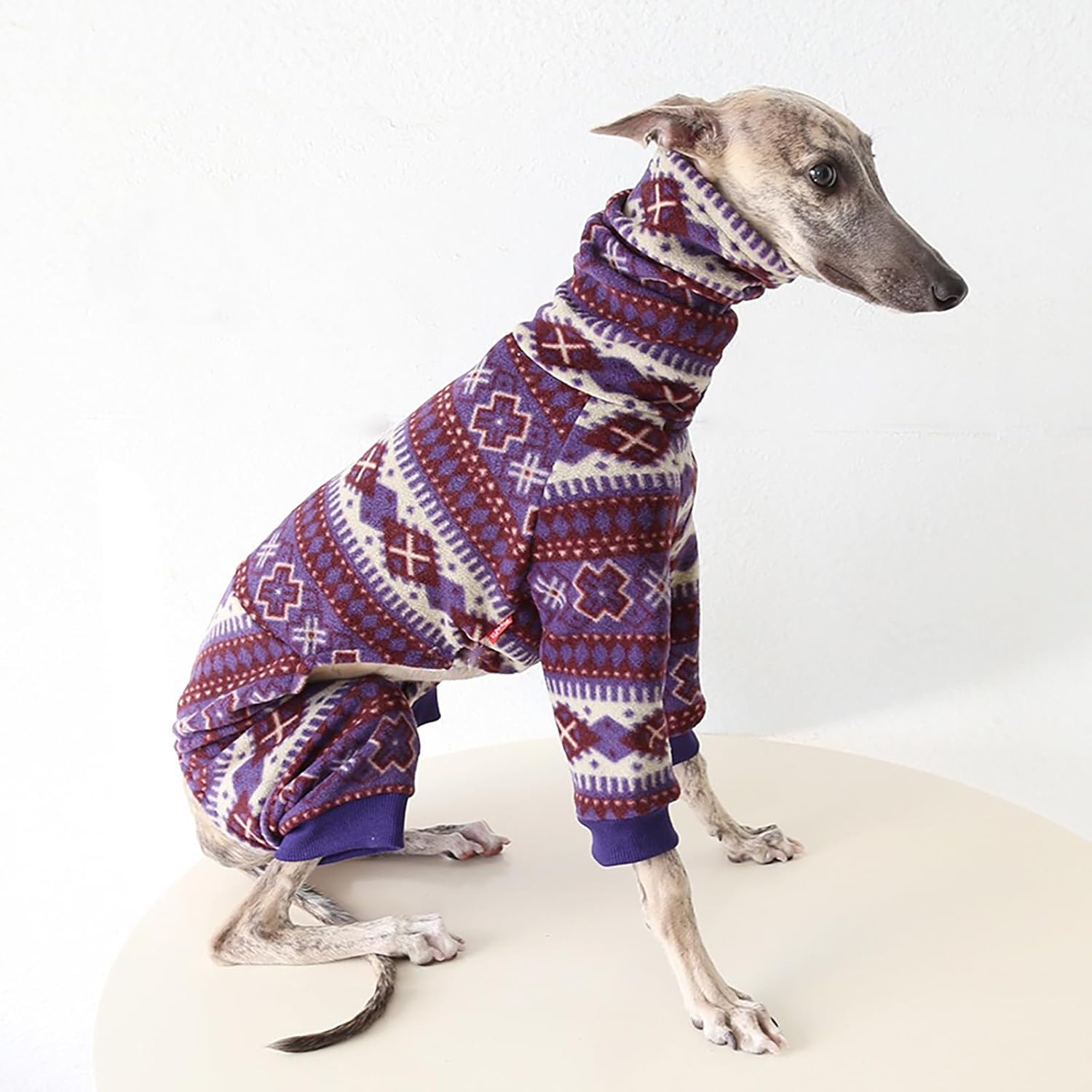 Detalle de Winter Dog Pajamas: Italian Greyhound Jumper