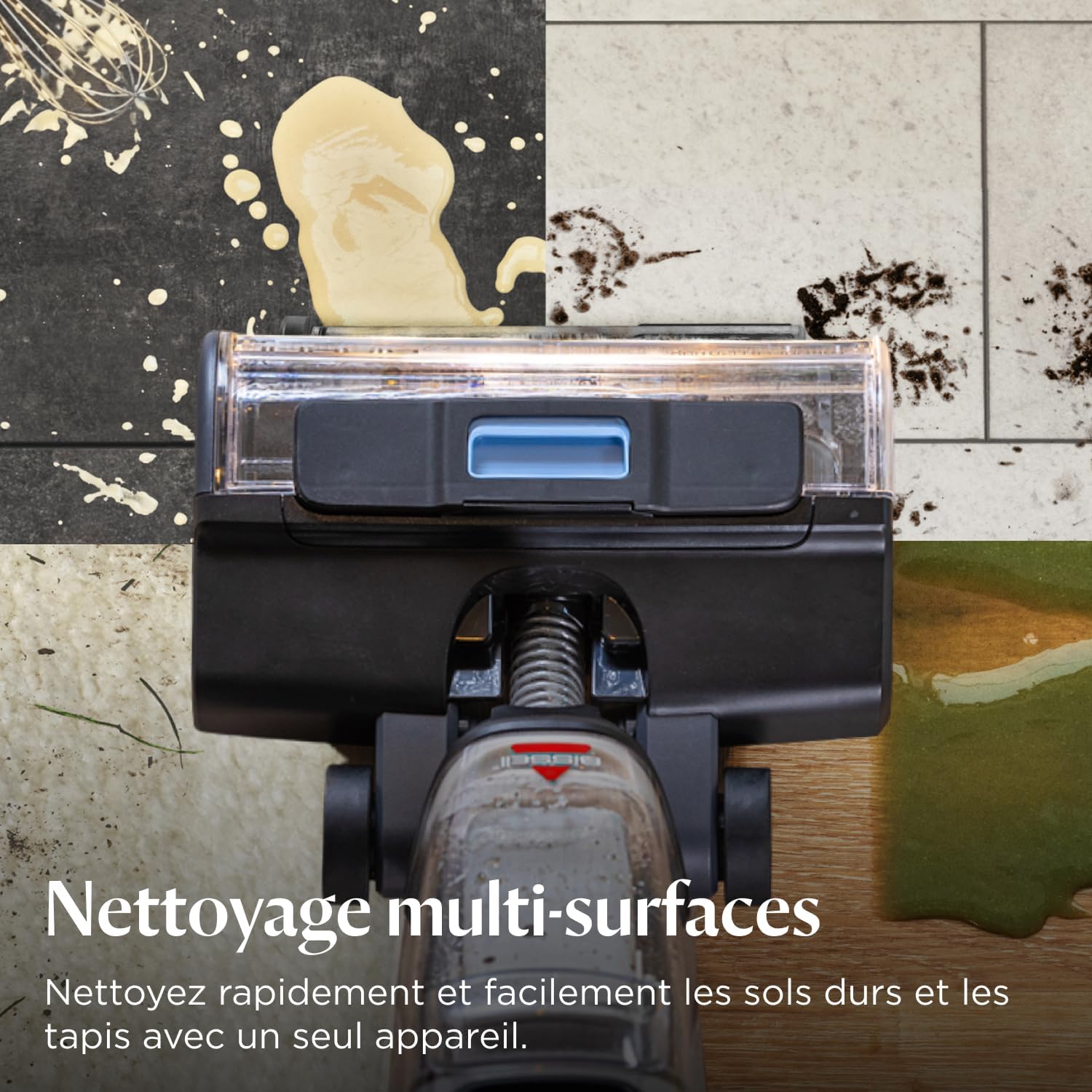 Thumbnail 4 de BISSELL CrossWave EdgeFind 4159N — Aspirateur laveur tout-en-un pour sols et poils d’animaux