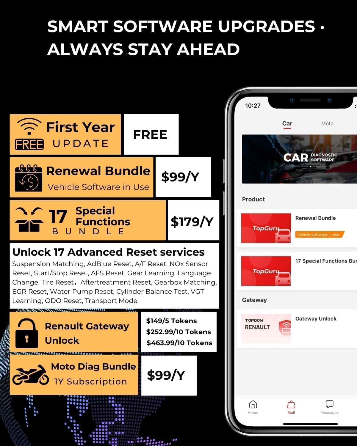 Thumbnail 4 de TOPDON TopScan Pro OBD2 Diagnosegerät für Autos