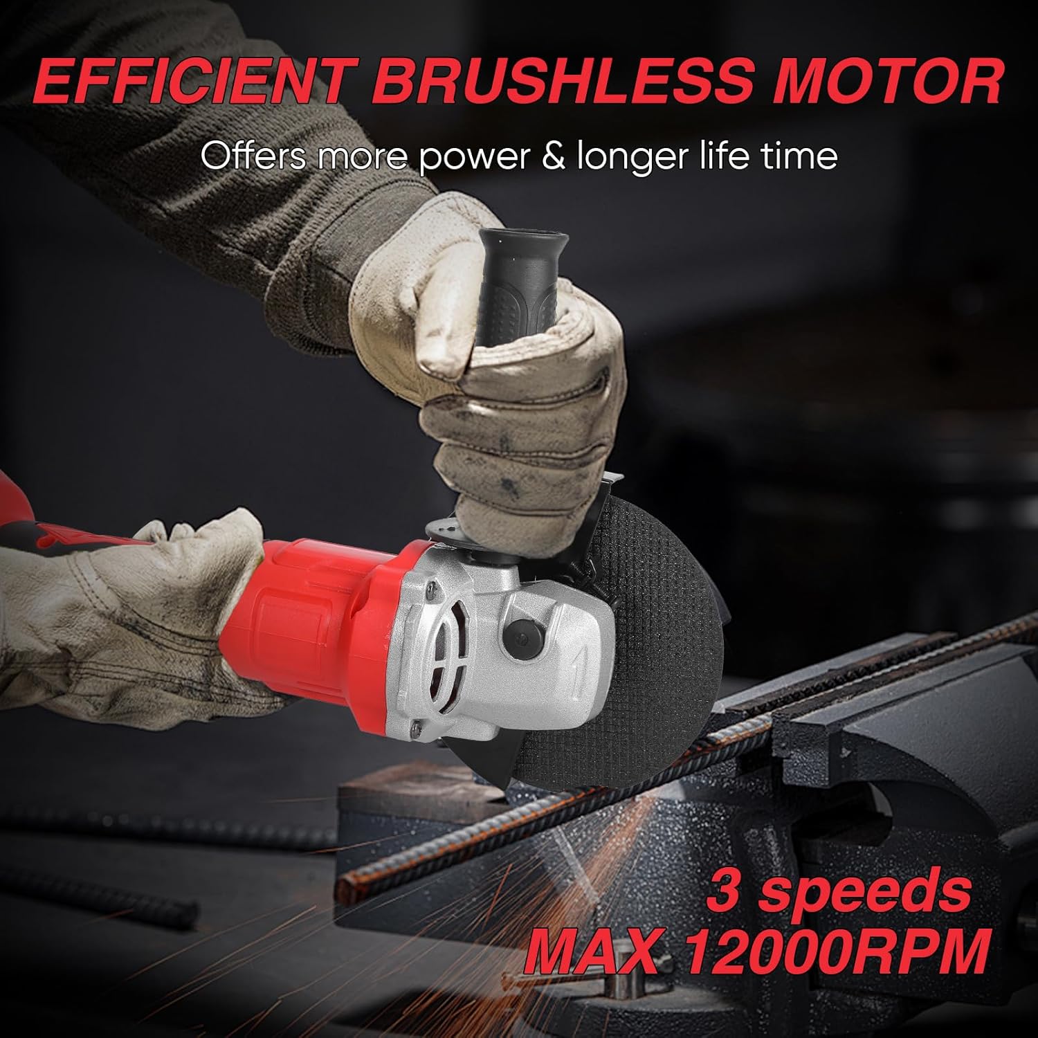Thumbnail 1 de Cordless Angle Grinder 125mm 12000 RPM
