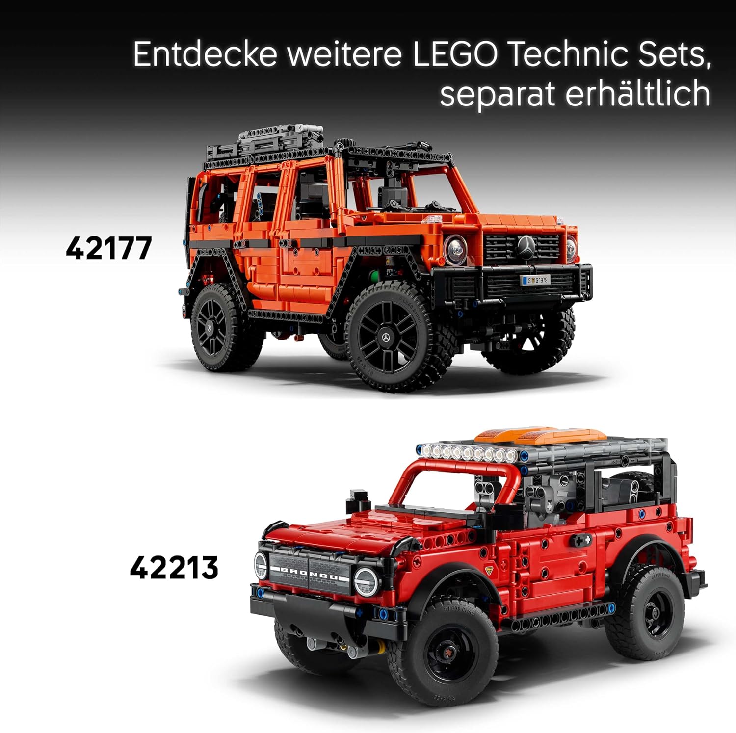 Thumbnail 6 de LEGO Technic 42227 Jeep Wrangler Rubicon Geländewagen – Off-Road Modellbau mit V6-Motor, Lenkung & Federung