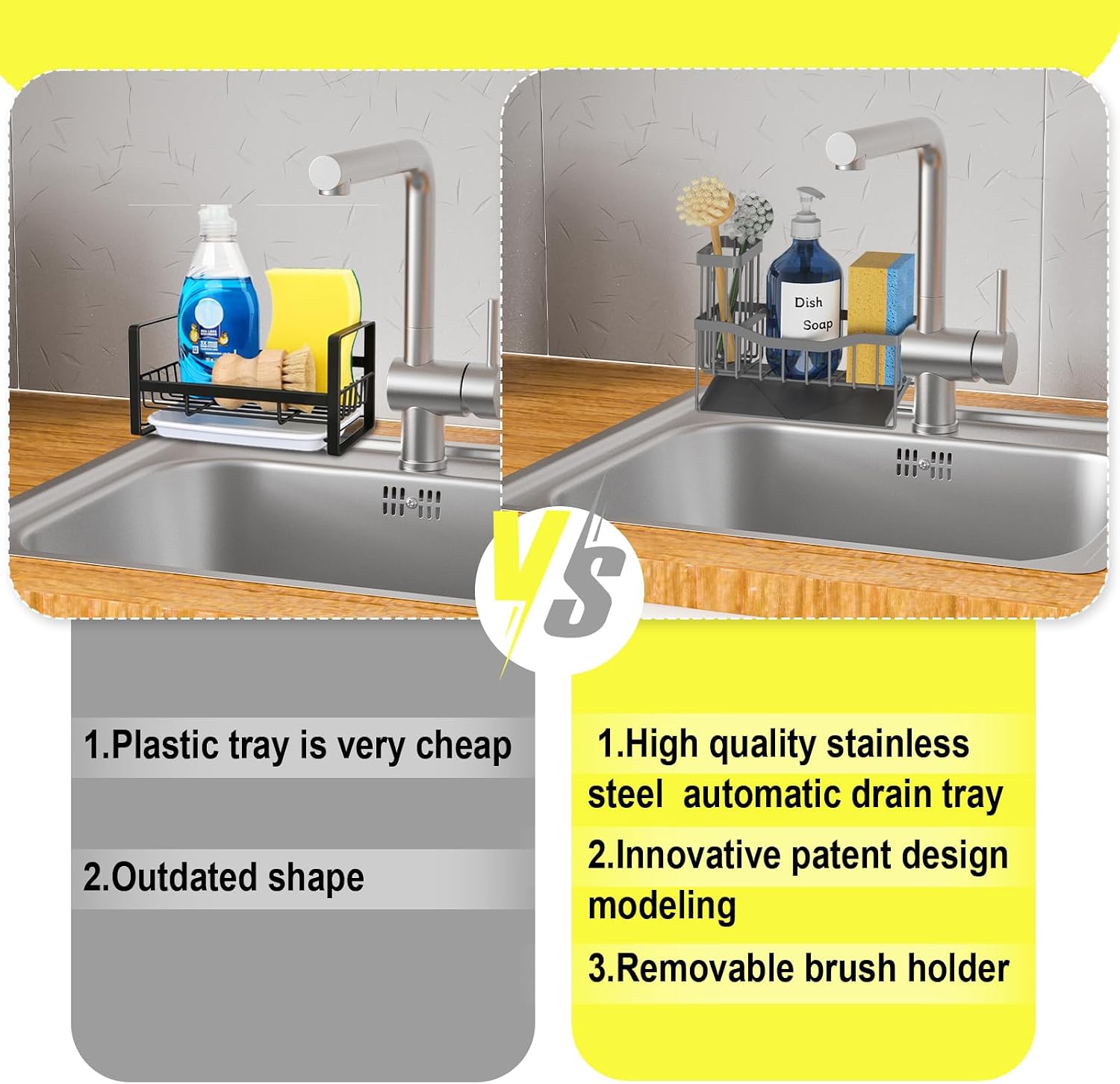 Thumbnail 3 de Maifan Sink Caddy Sponge Holder ⚙