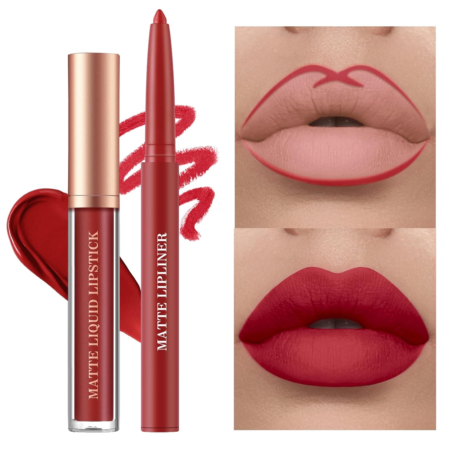 Thumbnail 6 de BestLand 12Pcs Matte Liquid Lipstick + Lip Liner Pens Set (Set C)