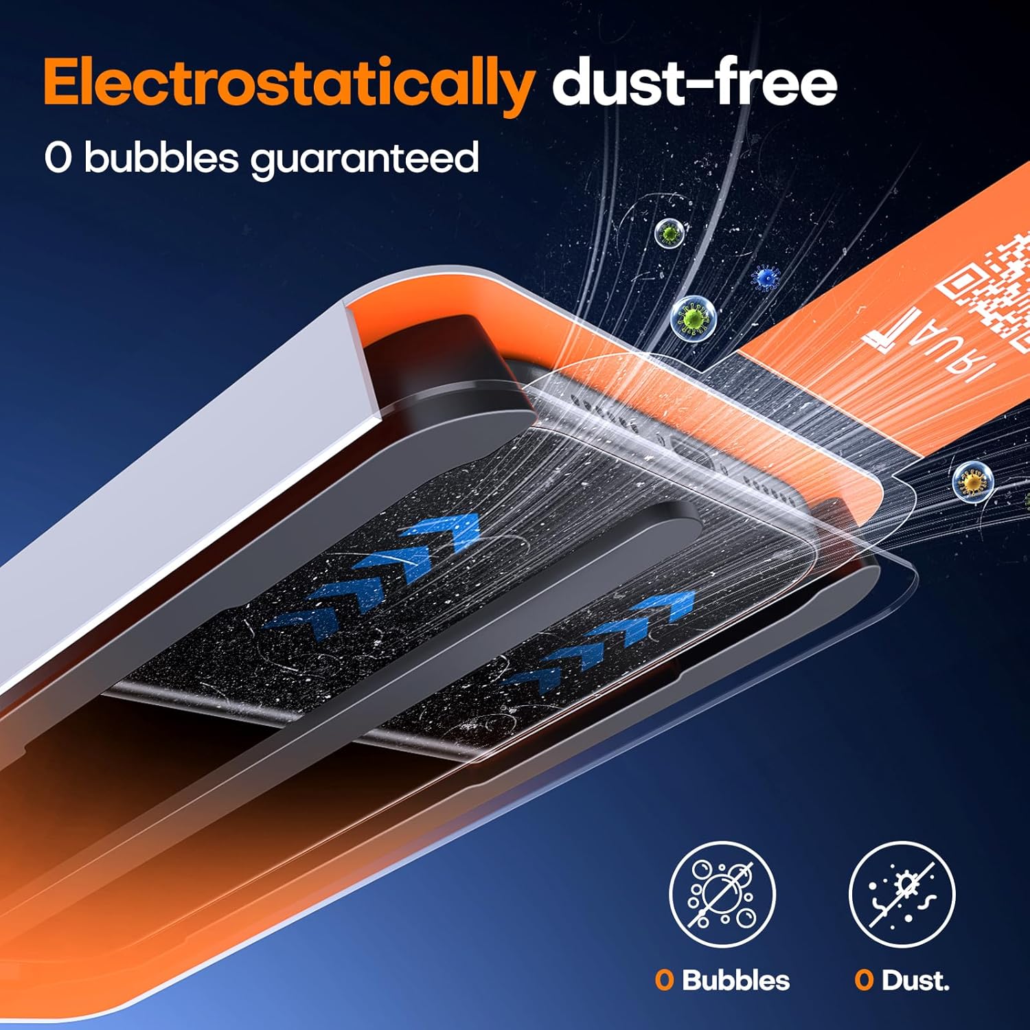 Thumbnail 2 de TAURI iPhone 17 Screen Protector | 2 Pack 9H+ Tempered Glass with Dust-Free Install Tool