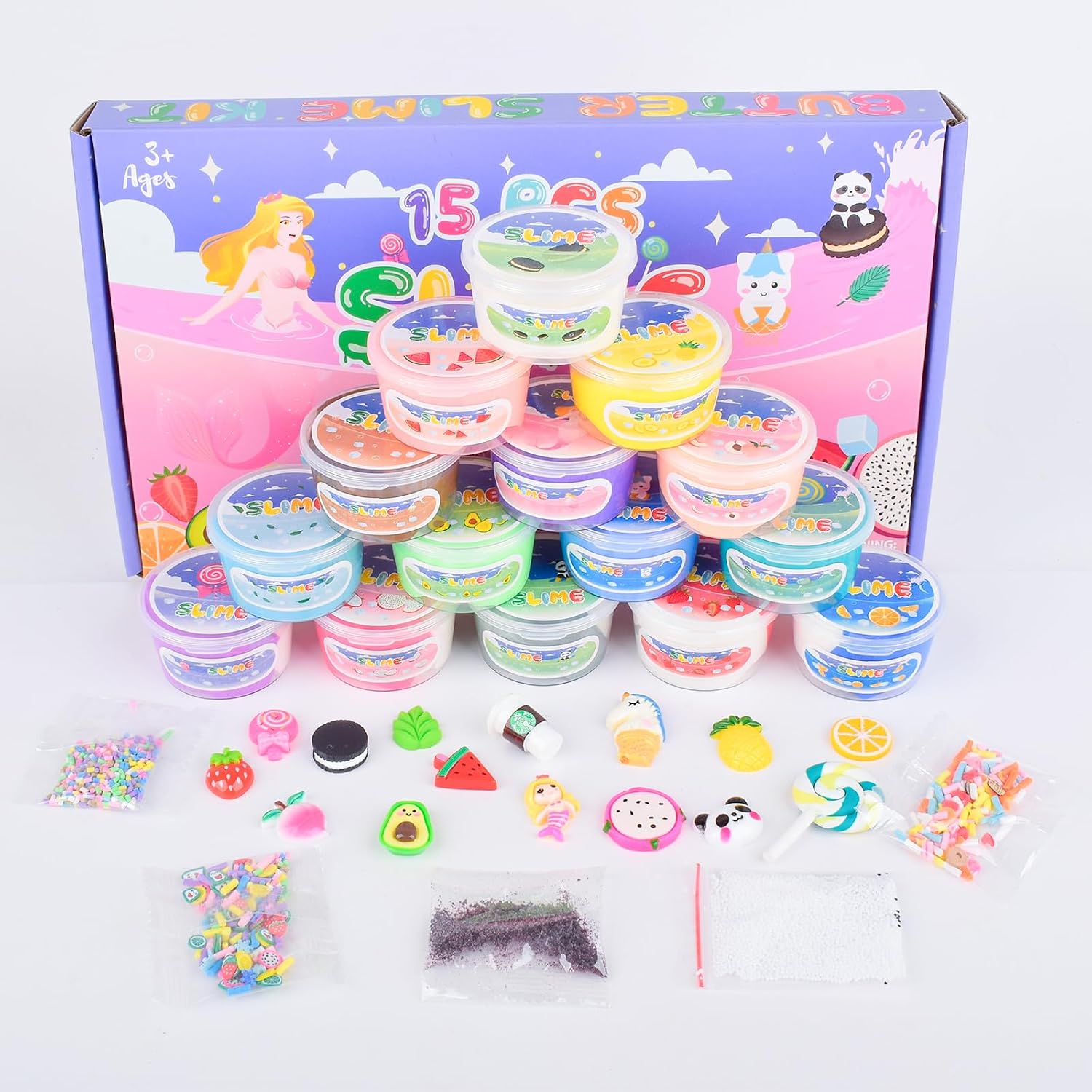 Detalle 2 de Butter slime kit 15 pack for kids