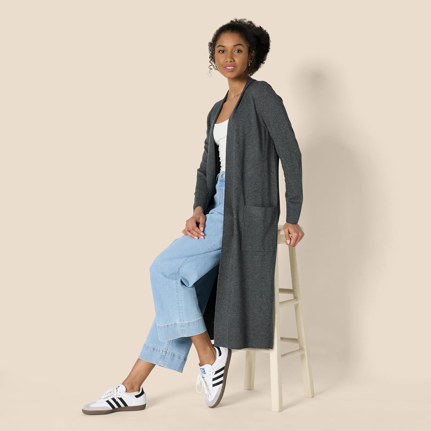 Thumbnail 4 de Amazon Essentials Women's Lightweight Floor Length Longline Cardigan
