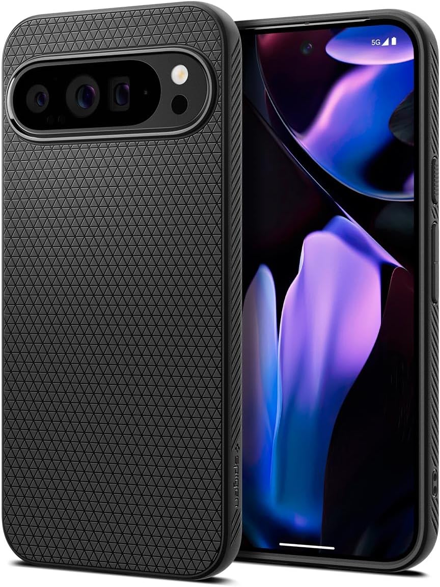 Detalle de Spigen Liquid Air pour Google Pixel 9 Pro XL — coque souple noire