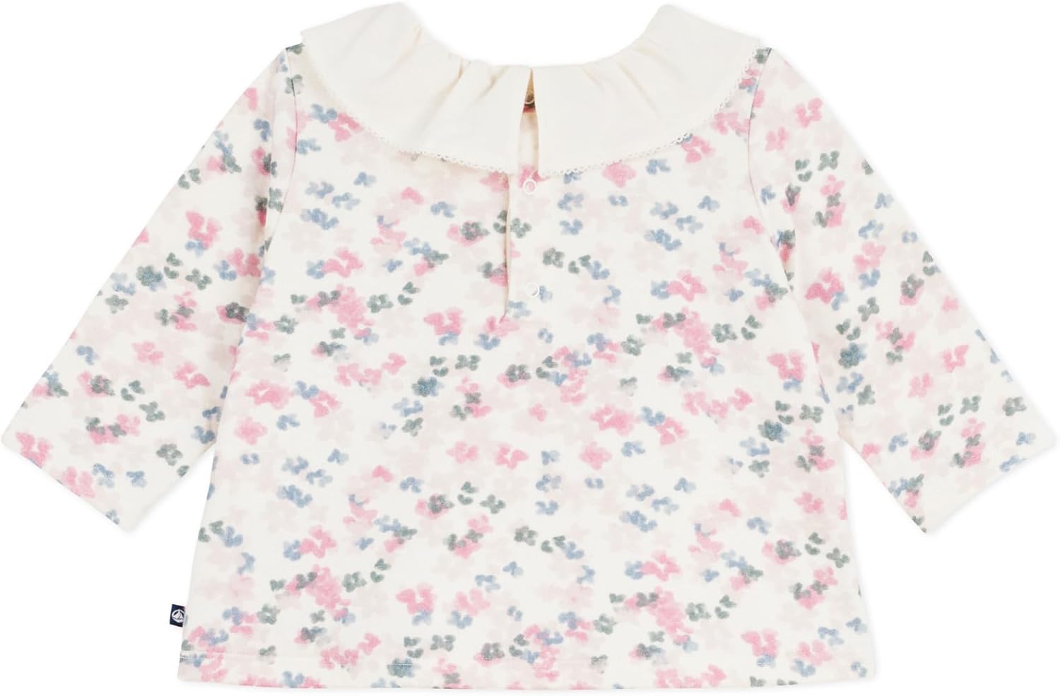 Thumbnail 1 de Petit Bateau Charlota_h Vêtements Jour Mixte bébé : blouse coton à manches longues à imprimé fleurs
