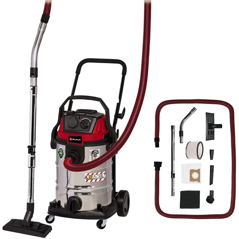 Detalle de Einhell TE-VC 2230 SACL aspiradora en seco y húmedo 1400 W, 30 L