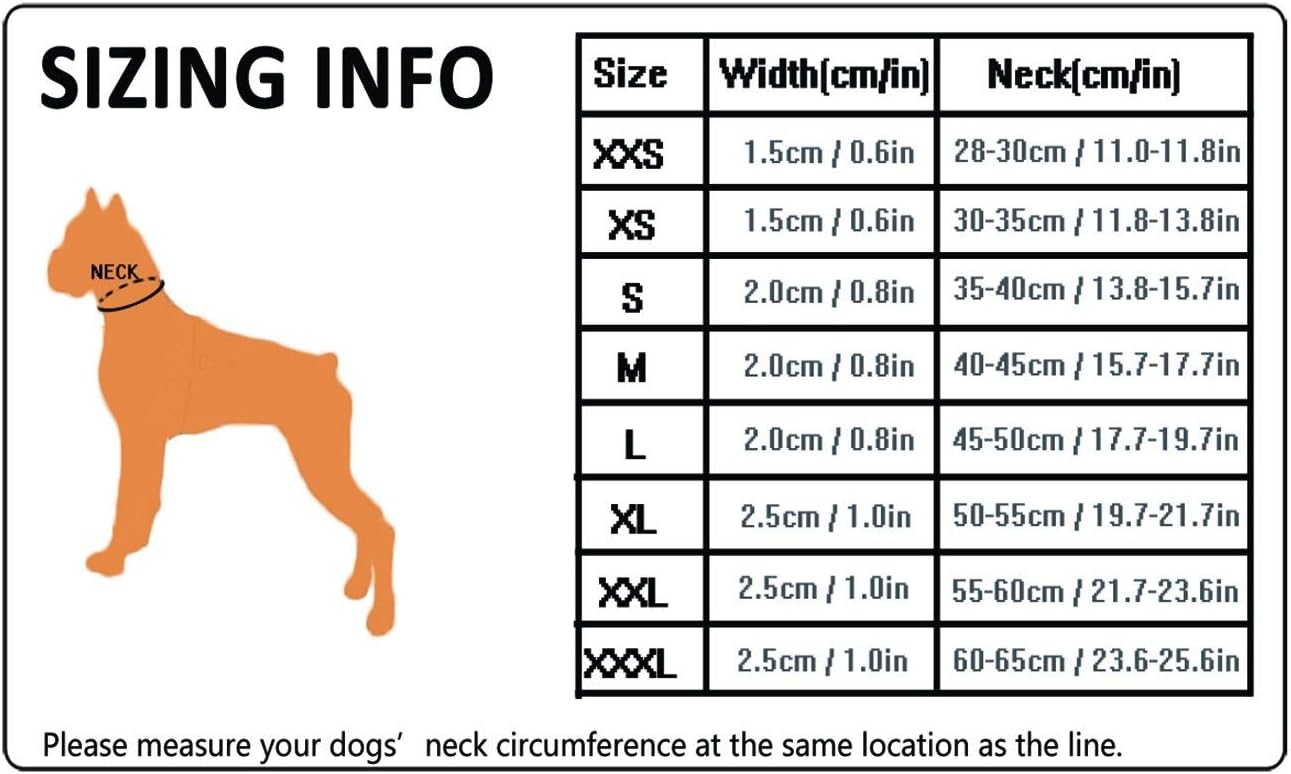 Detalle de Truelove TLC5011 Reflective Premium Buckle Nylon Webbing Dog Collar (2XS, Black)