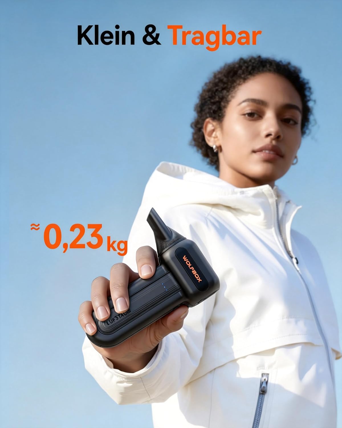 Thumbnail 5 de WOLFBOX MF60: Kabelloses Staubgebläse mit 110000 U/min – saubere Tastaturen, PC-Gehäuse und Auto ohne Druckluftspray