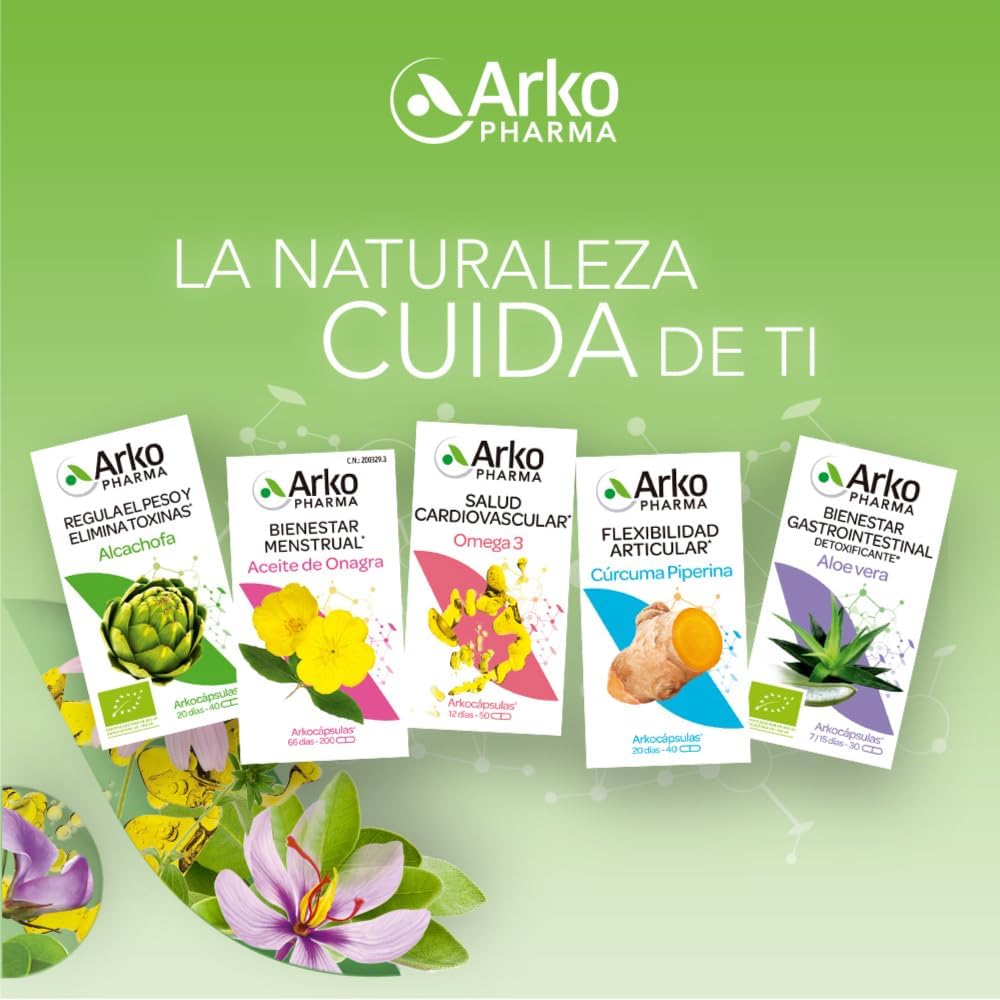 Thumbnail 4 de Arkopharma Omega 3 Cápsulas 100 - Salud Cardiovascular y Cerebro 🧠❤️