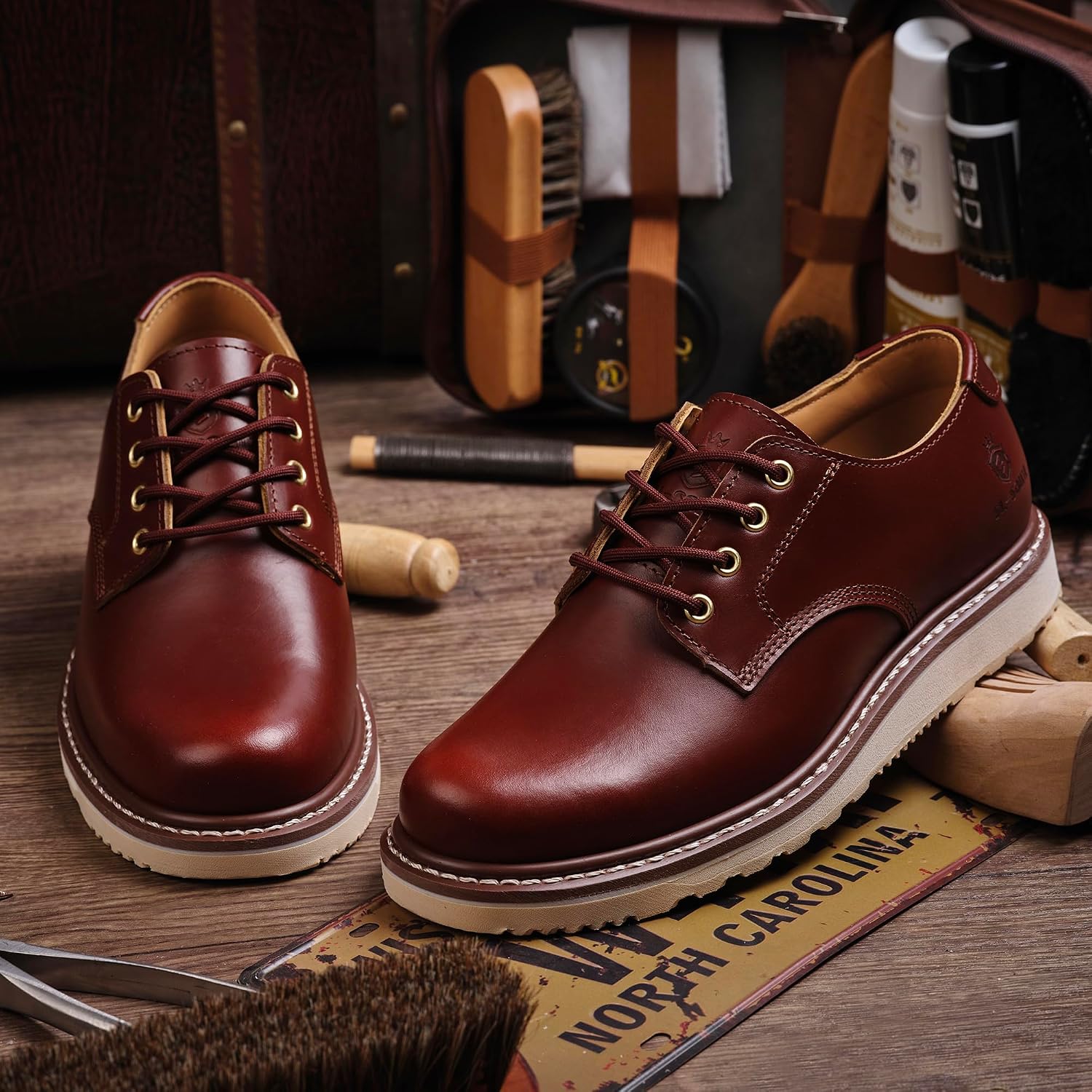 Detalle de Bottes SL-Saint SL-Apollo en cuir de vache