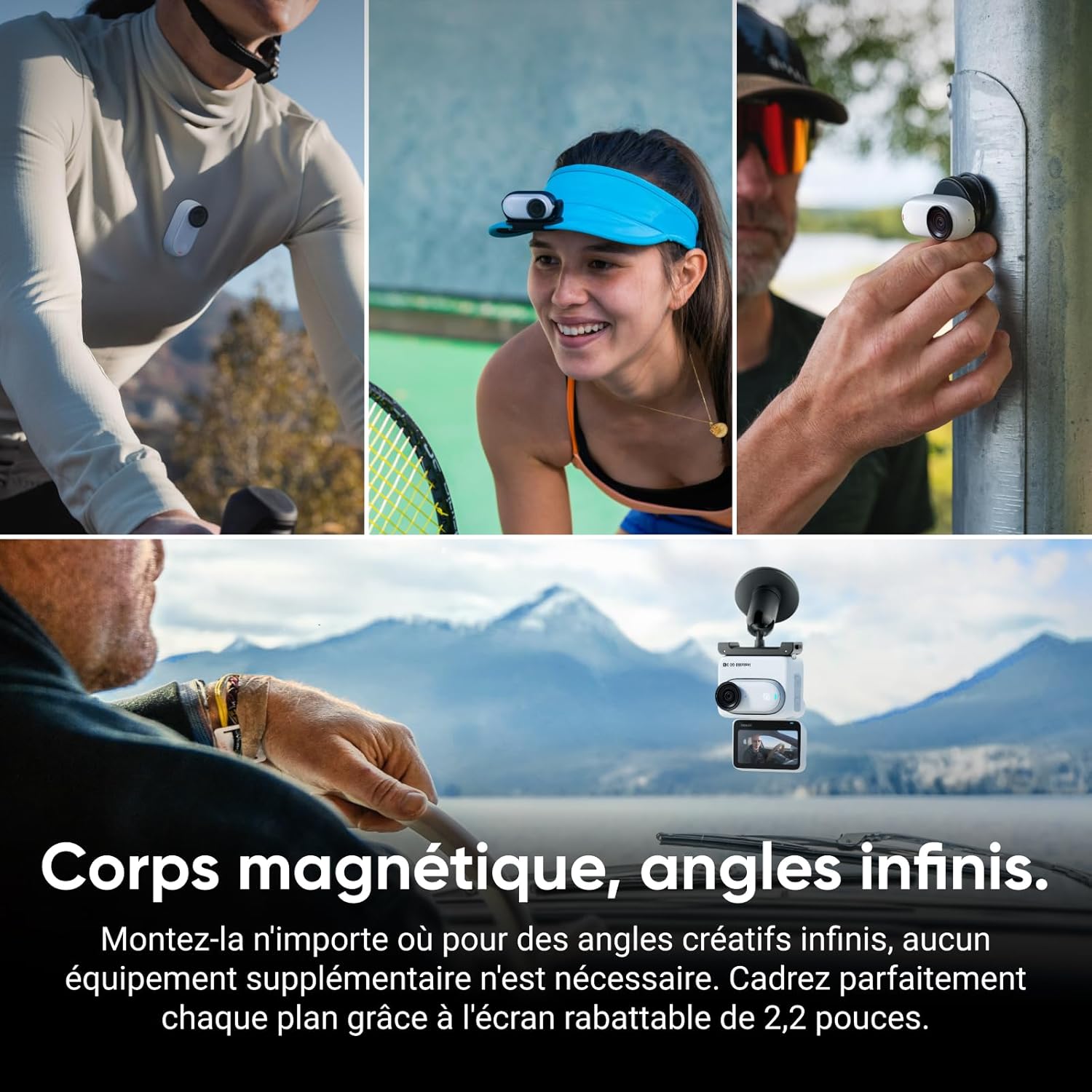 Thumbnail 3 de Insta360 GO 3S Pack Aquatique (128 Go) – Petite caméra POV 4K, étanche et légère