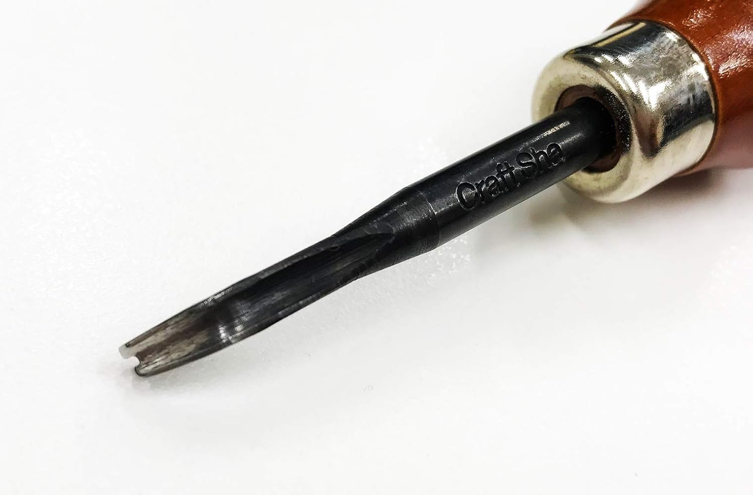 Thumbnail 2 de クラフトシャ へりおとし No.1 0.8mm 8421-01 革のコバ処理用工具