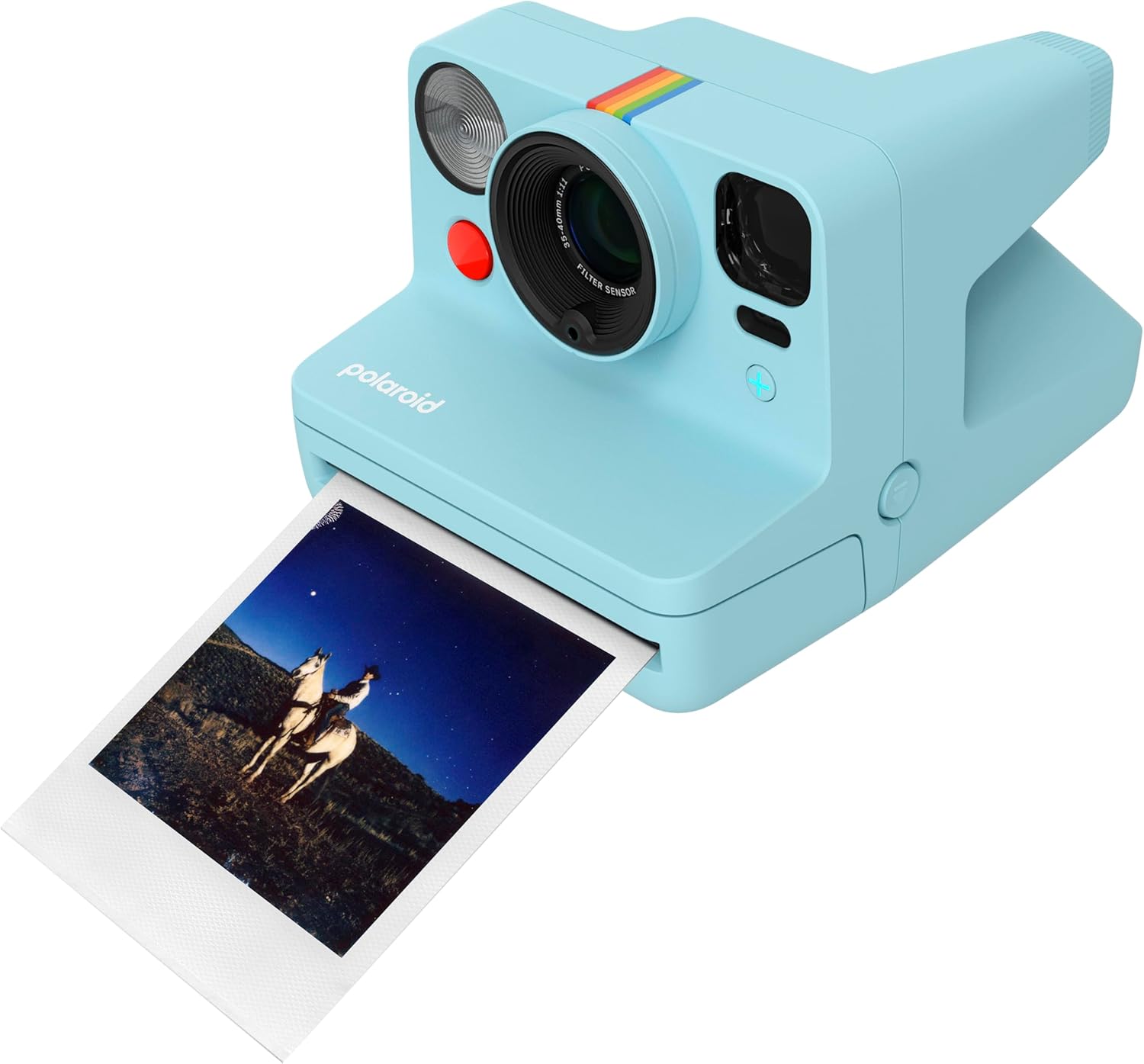 Detalle de Polaroid NOW+ Generation 3 Instant Camera Bluetooth Connected (Arctic Blue) – 9163