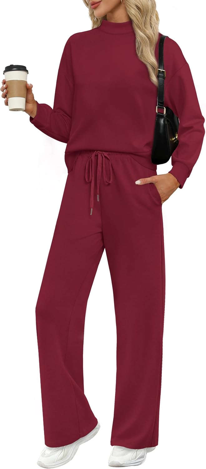 Thumbnail 5 de WIHOLL Two Piece Set Wide Leg Lounge Outfit