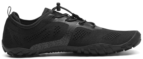 Thumbnail 6 de SAGUARO zapatillas minimalistas de trail running descalzo (negro) para hombre/mujer, talla 47 EU