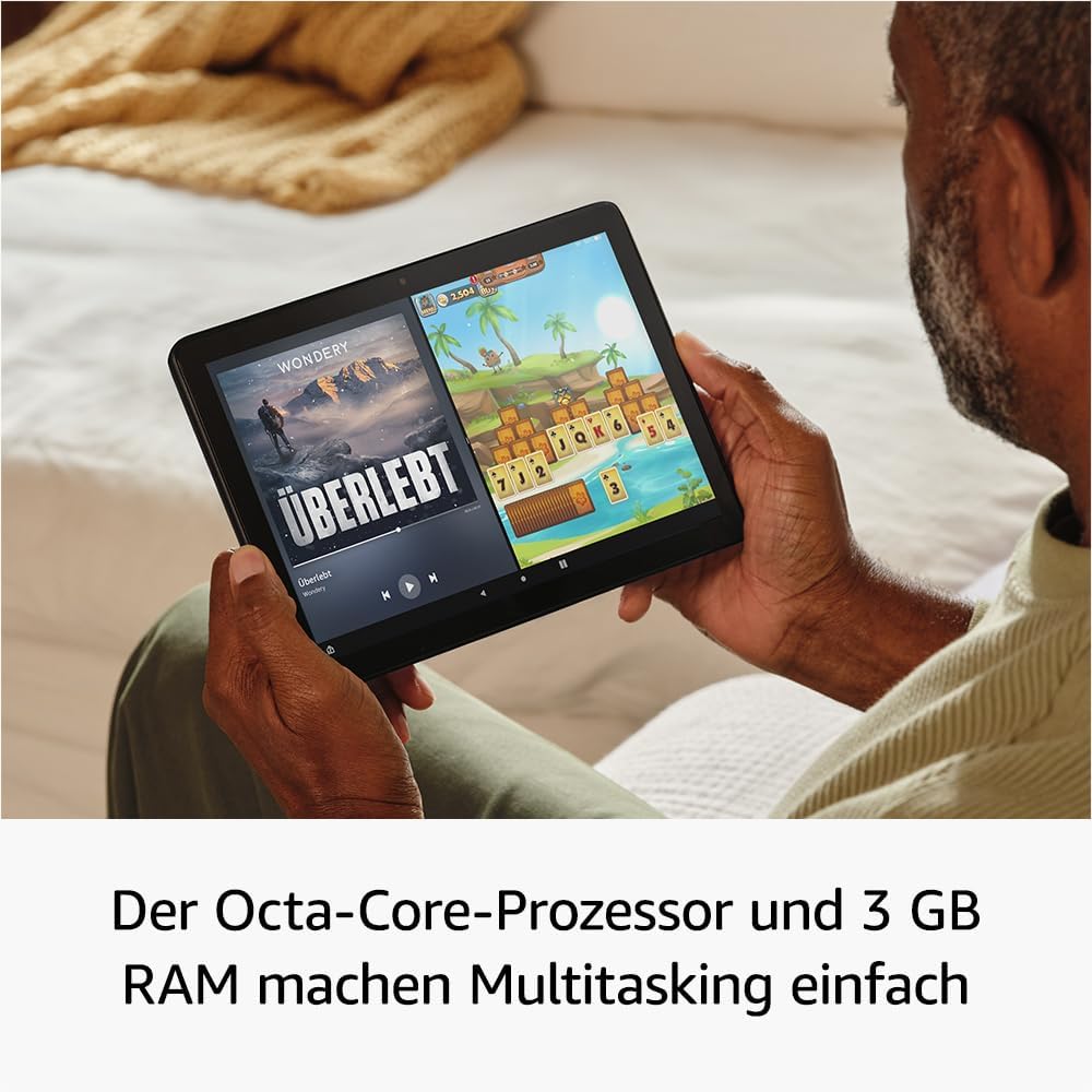 Detalle de Fire HD 10-Tablet 2023 (Neueste Generation) – 10,1 Zoll Full HD, Octa-Core, 3 GB RAM, bis zu 13 Stunden Akku