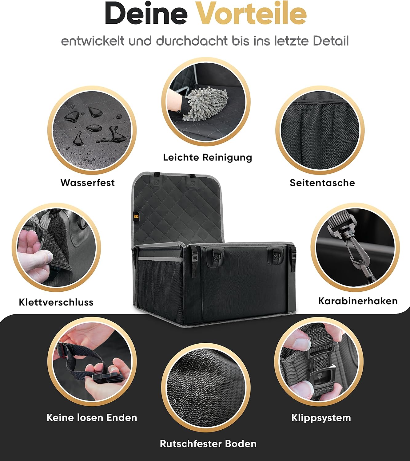 Detalle 2 de Heldenwerk Extra Stabiler Hunde Autositz