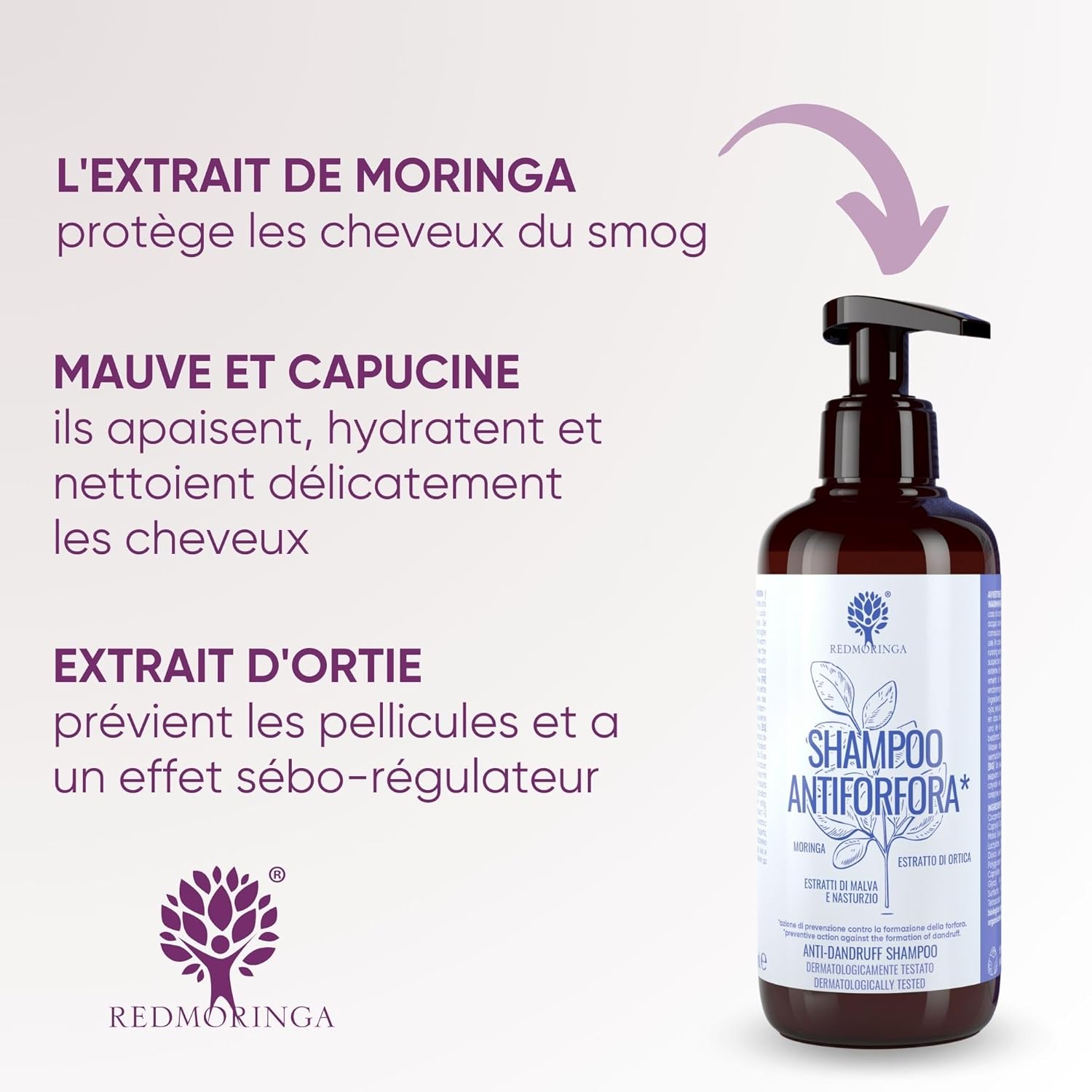 Thumbnail 2 de Shampooing Antipelliculaire EcoBio – Nettoyage purifiant pour cuir chevelu sensible