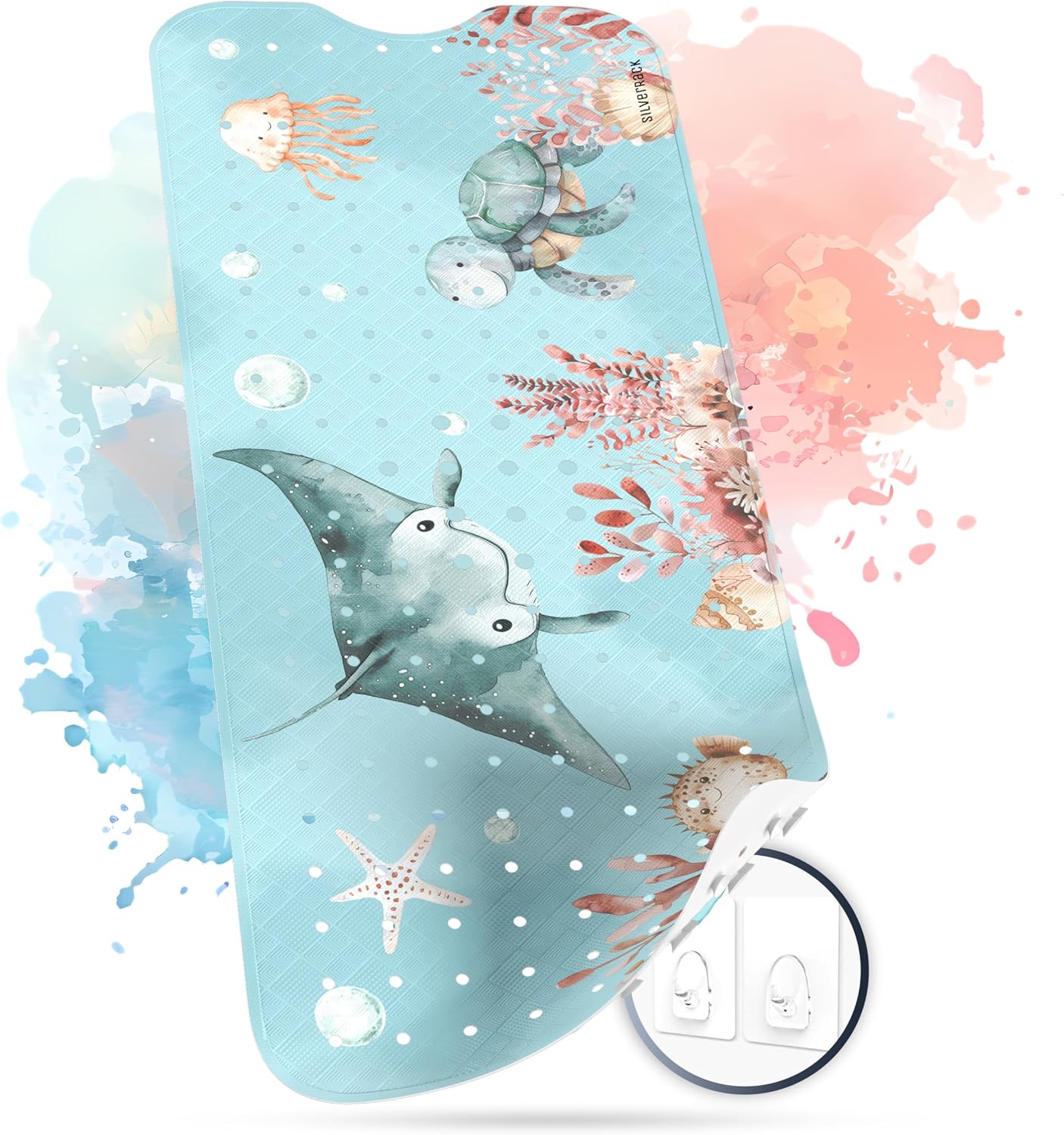 Detalle de SilverRack Tapis de bain enfant 100x40cm