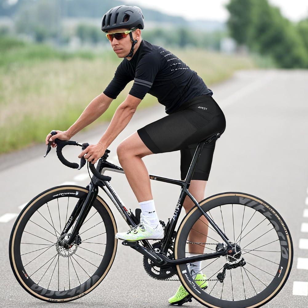 Thumbnail 2 de Cykelbyxor för herr med 3D-vaddering, snabbtorkande funktion och tre fickor