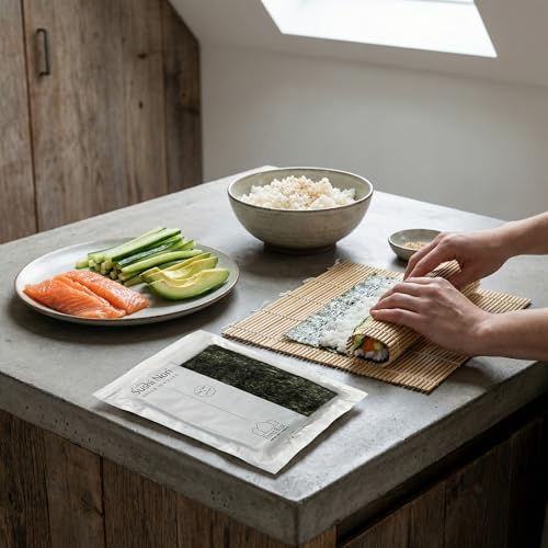 Thumbnail 5 de Emma Basic Sushi Nori Seetang (40 Blatt) – jung, knusprig und proteinreich