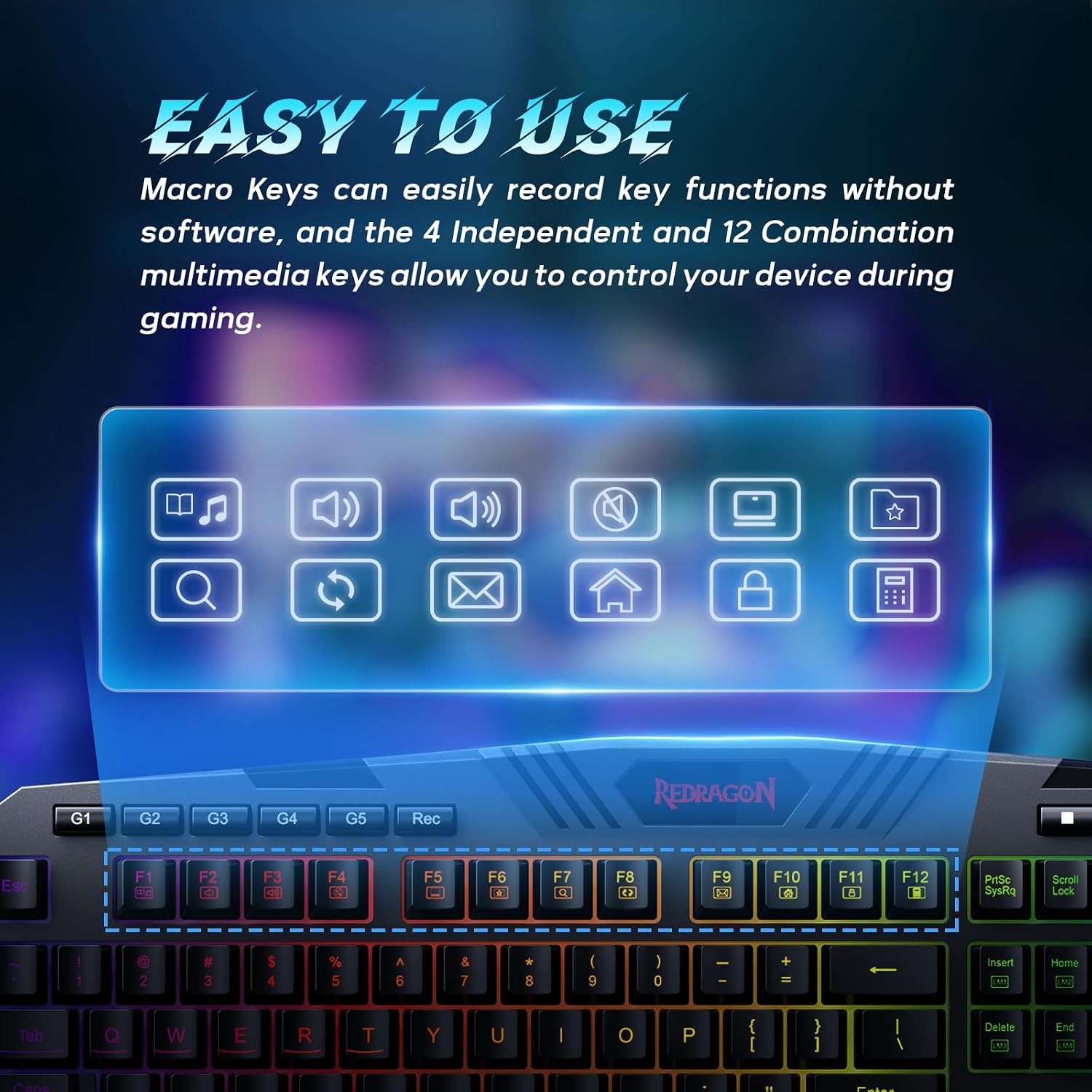 Thumbnail 6 de Redragon S101-3 PRO gaming keyboard