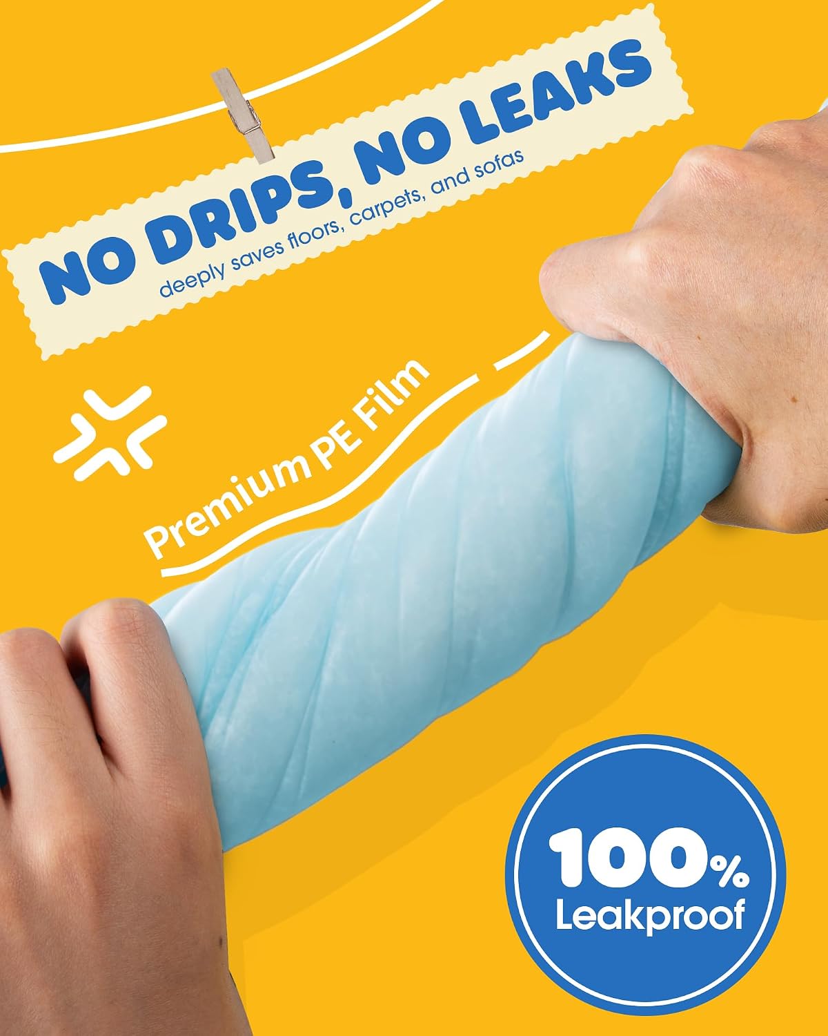 Thumbnail 2 de Powools 50-Pack Extra Large Pee Pads (34" x 28") with 6-Layer High Absorbency and Leakproof Protection