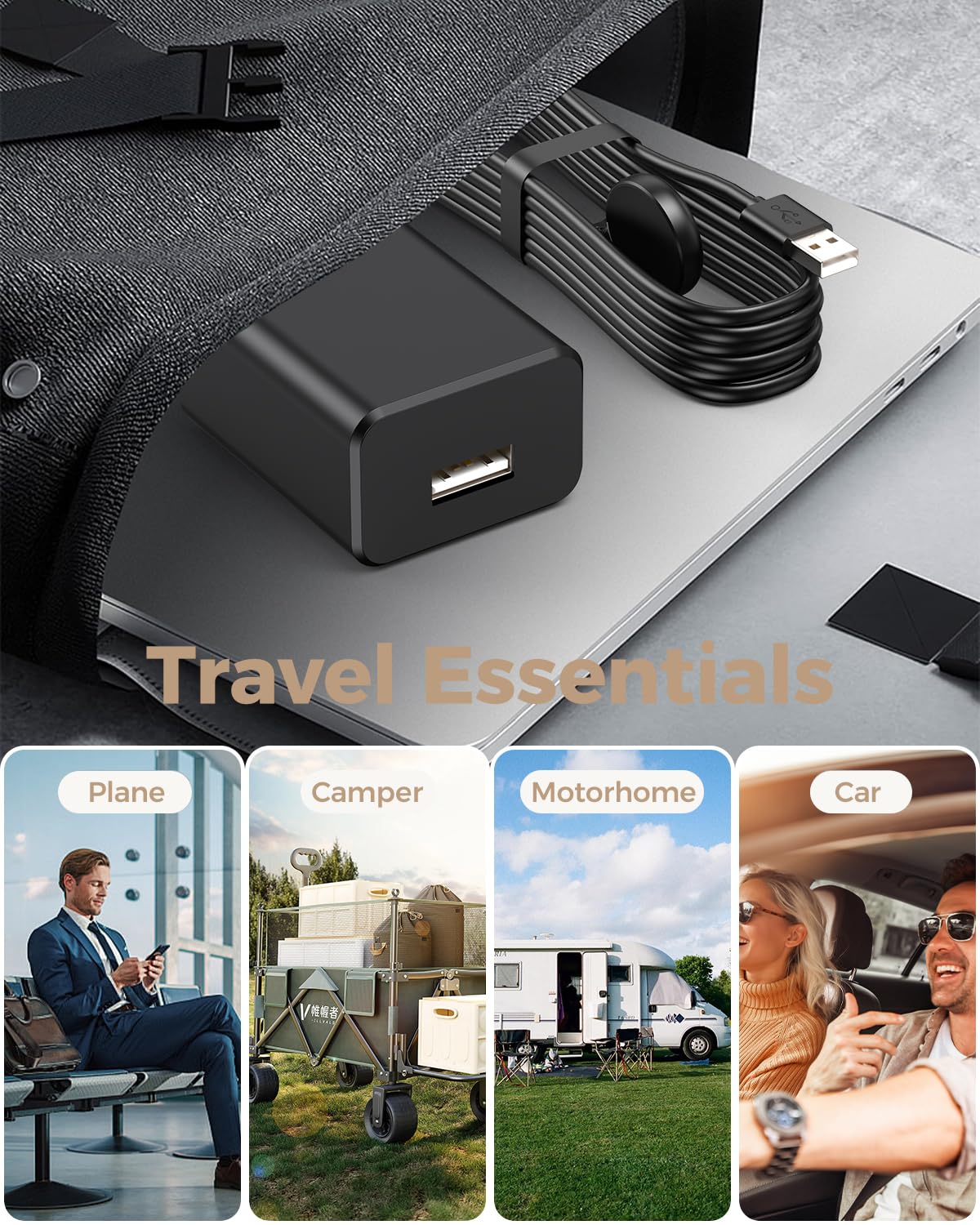 Thumbnail 6 de Watch Charger for Samsung Galaxy Watch with 3.3ft Magnetic USB A Charging Cable