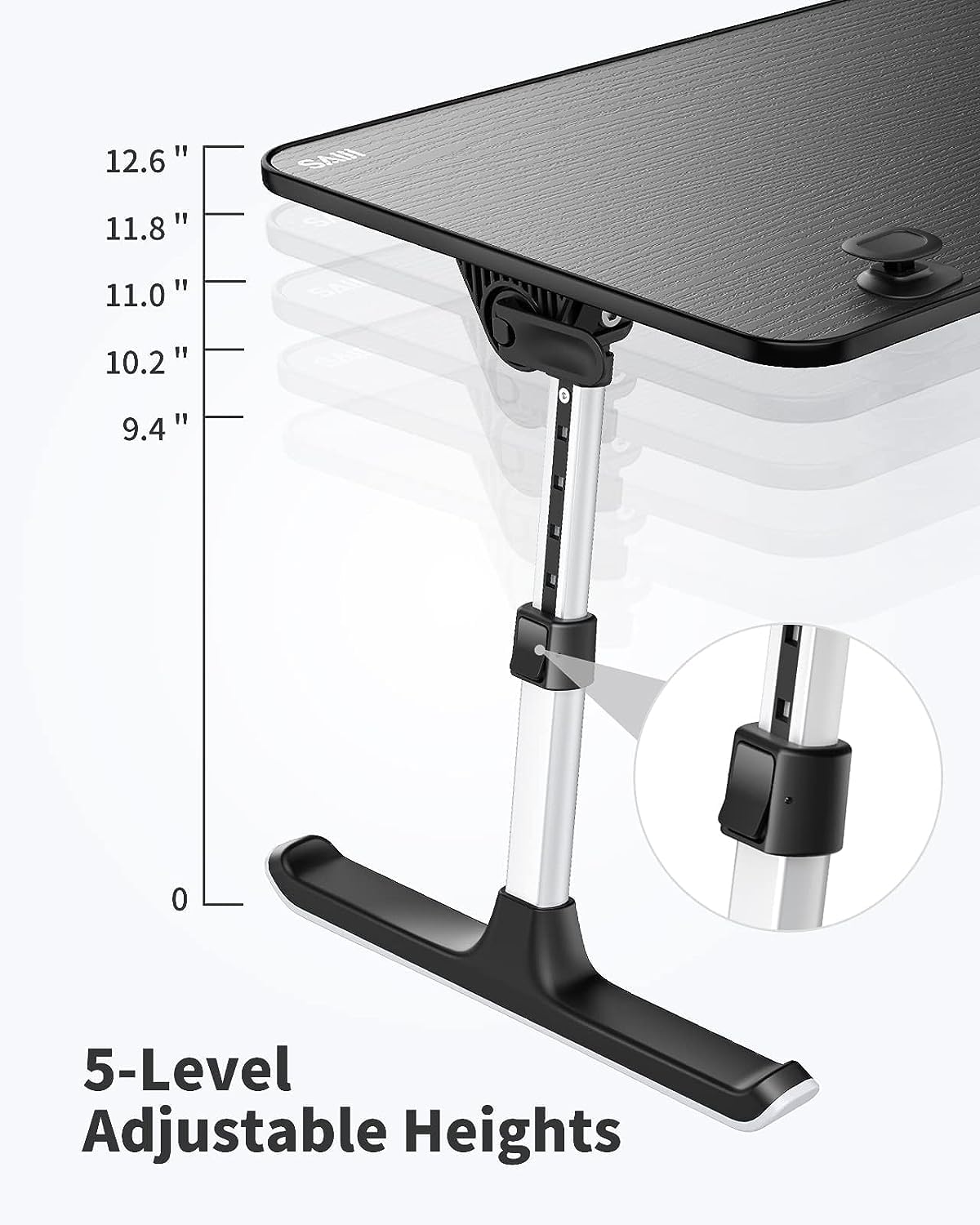 Thumbnail 6 de SAIJI Adjustable Laptop Stand 52x30cm