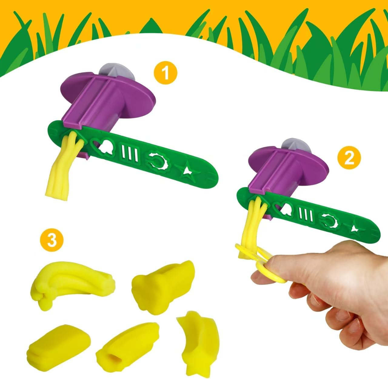 Detalle de Playdough Accessories Set: 47 Pcs Dino Dinosaur Tools & Cutters for Kids