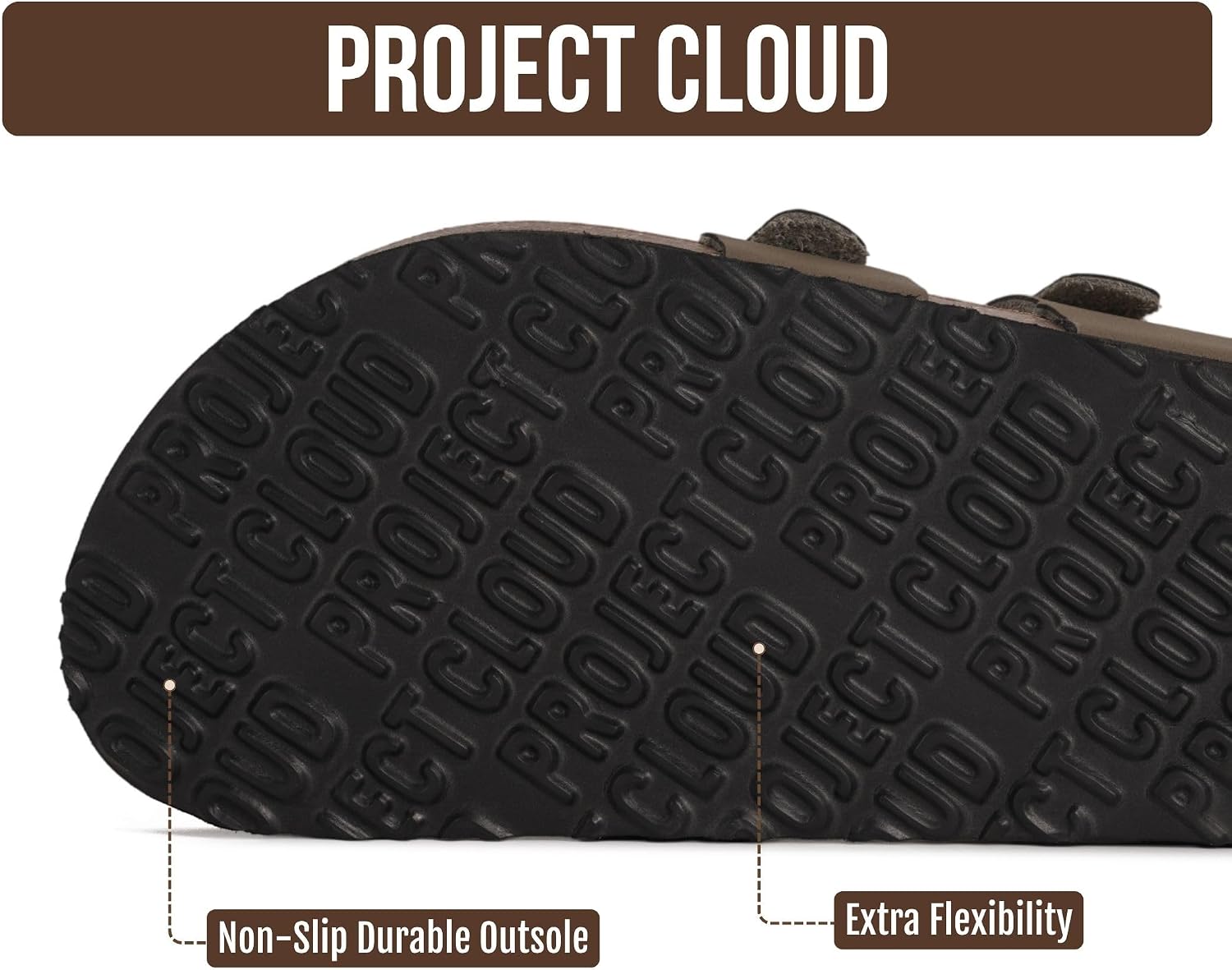 Thumbnail 3 de Project Cloud 100% Genuine Leather Women’s Sandals with Memory Foam Insole