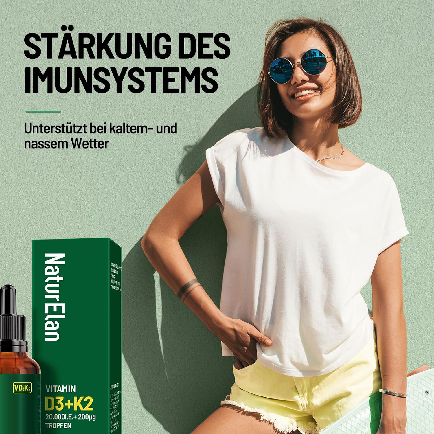 Detalle 2 de Vitamin D3 K2 Tropfen 20.000 I.E. đ