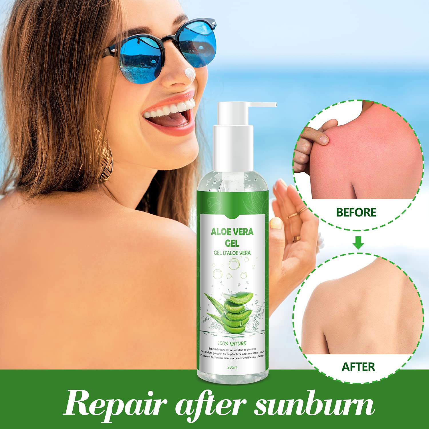 Detalle 2 de Aloe Vera Gel 250 ml Naturkosmetik