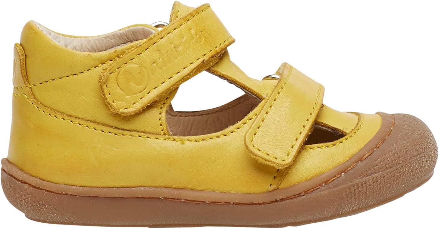 Detalle de Naturino Sandali semi chiusi in pelle – chiusura Velcro, suola in gomma