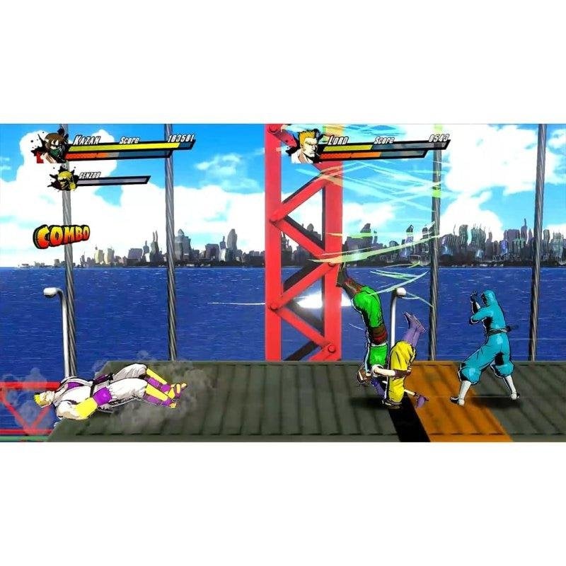 Detalle 2 de Rushing Beat X: Return of Brawl Brothers Edición Steelbook para Switch