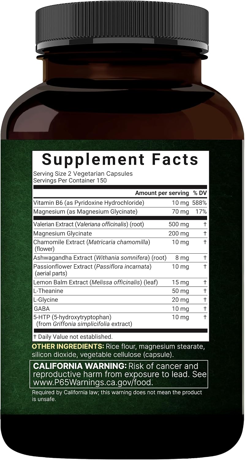 Thumbnail 6 de NatureBell Valerian Root Supplement, 300 Veggie Capsules