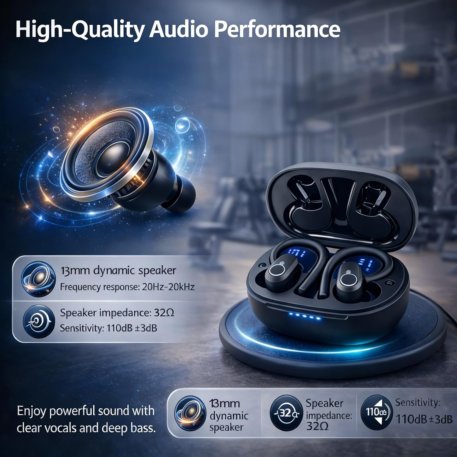Thumbnail 2 de PWTEK Wireless Earbuds with Bluetooth 5.3