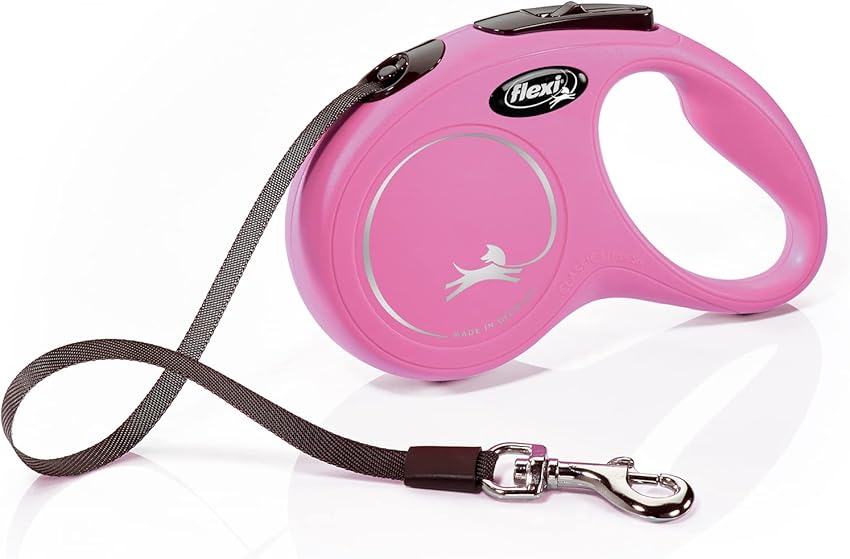 Detalle de Arppe Flexi New Classic Correa 5 m, S, Rosa 🐾