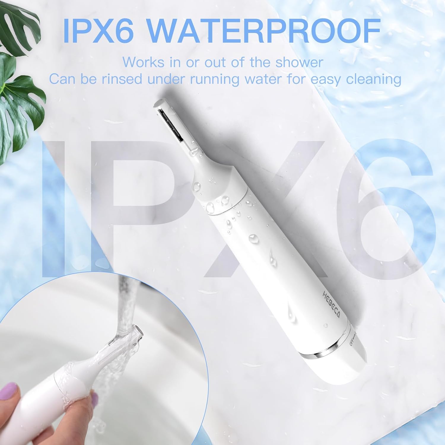 Thumbnail 6 de HEBECA 3-in-1 Nose Hair Trimmer for Women and Men FT3001